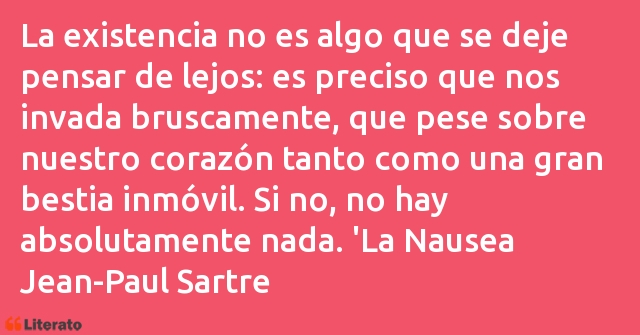 Frases de Jean-Paul Sartre