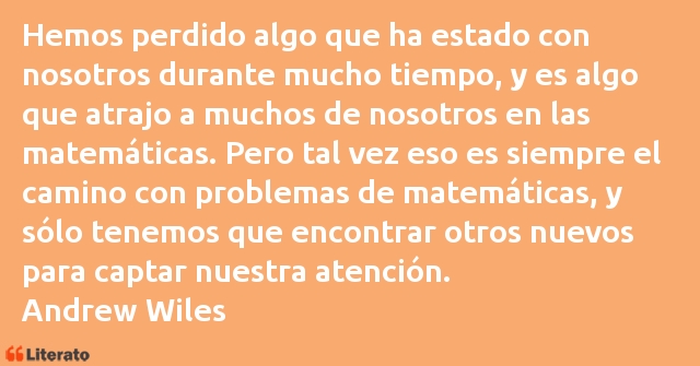 Frases de Andrew Wiles