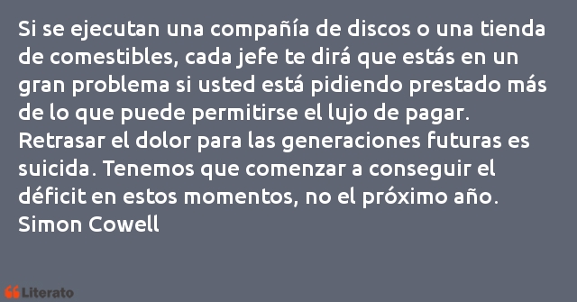 Frases de Simon Cowell