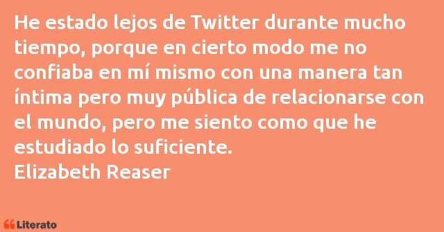 Frases de Elizabeth Reaser