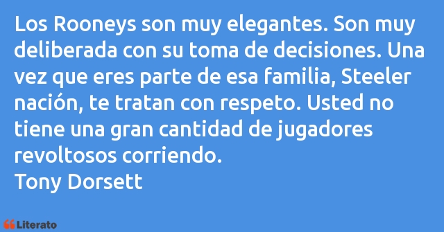 Frases de Tony Dorsett