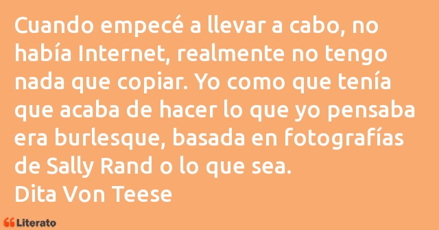 Frases de Dita Von Teese