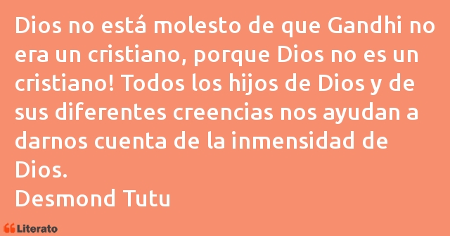 Frases de Desmond Tutu