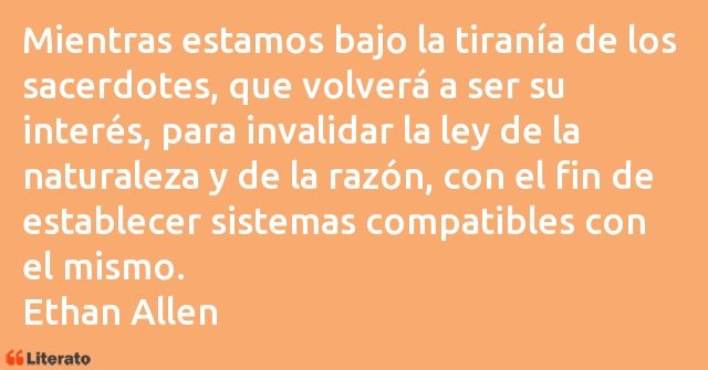 Frases de Ethan Allen