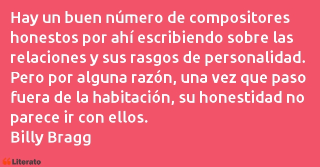 Frases de Billy Bragg