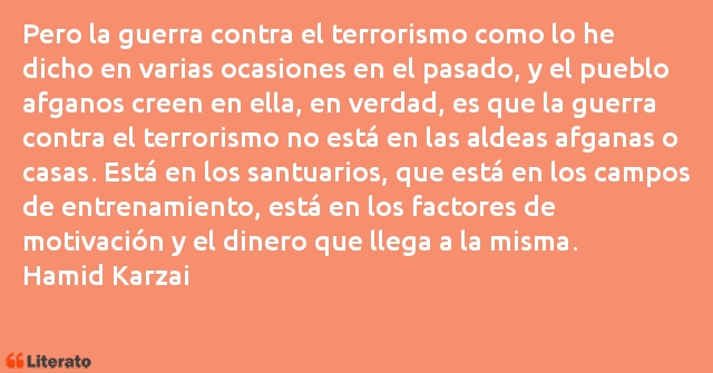 Frases de Hamid Karzai