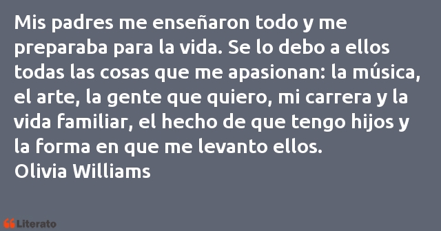 Frases de Olivia Williams