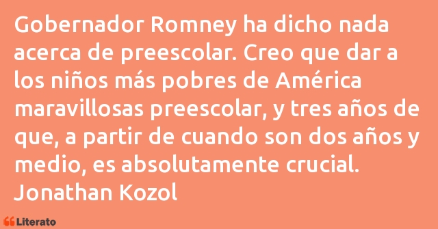 Frases de Jonathan Kozol