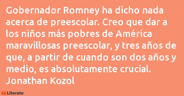 Frases de Jonathan Kozol