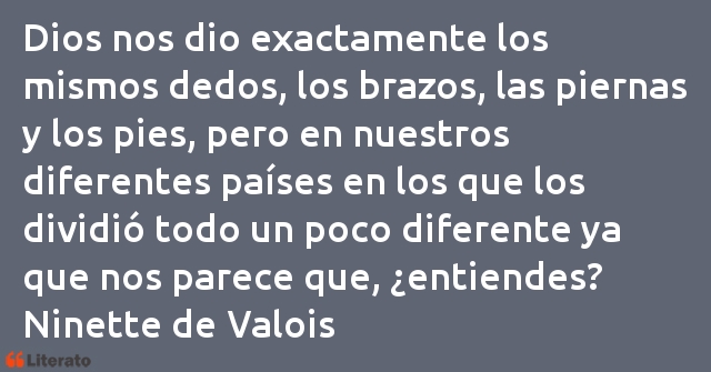 Frases de Ninette de Valois