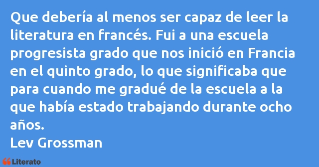 Frases de Lev Grossman