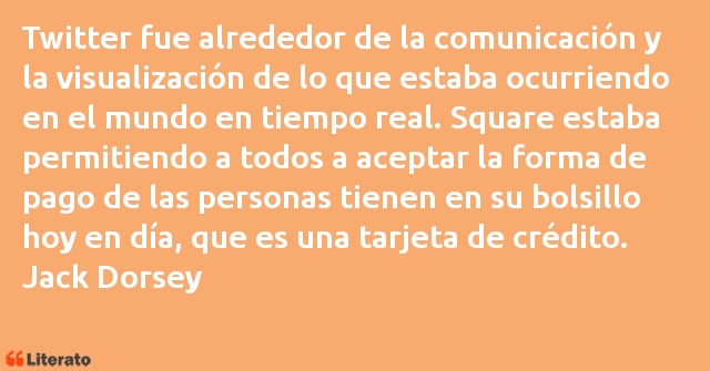 Frases de Jack Dorsey