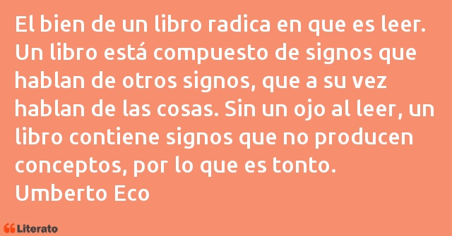 Frases de Umberto Eco
