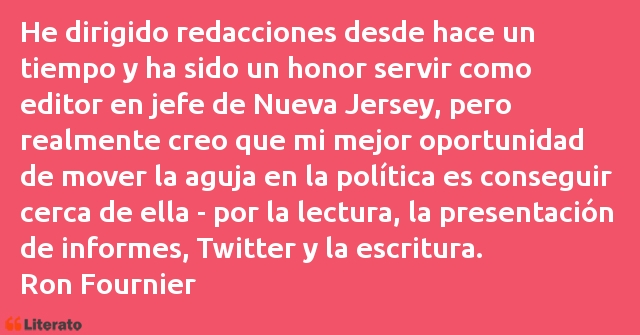 Frases de Ron Fournier