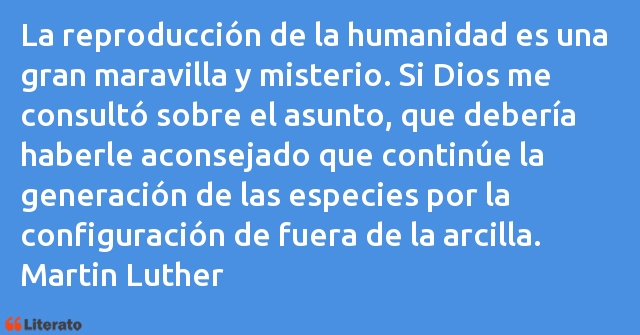 Frases de Martin Luther