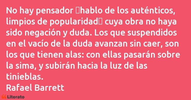 Frases de Rafael Barrett