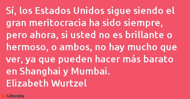 Frases de Elizabeth Wurtzel