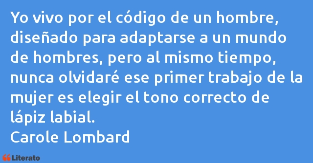 Frases de Carole Lombard