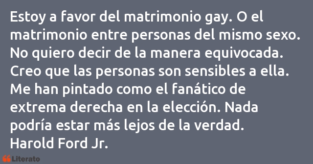 Frases de Harold Ford Jr.