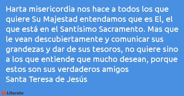 Frases de Santa Teresa de Jesús