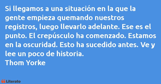 Frases de Thom Yorke