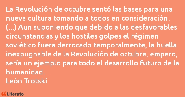 Frases de León Trotski