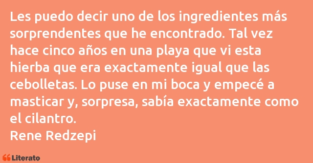 Frases de Rene Redzepi