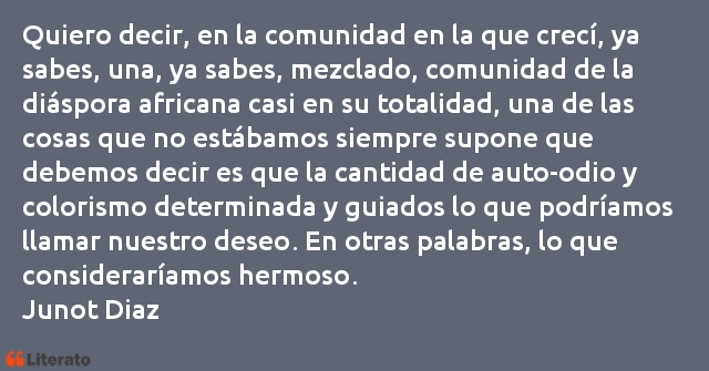 Frases de Junot Diaz