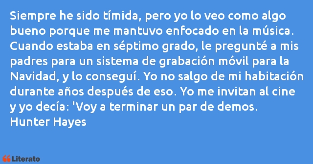 Frases de Hunter Hayes