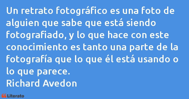 Frases de Richard Avedon