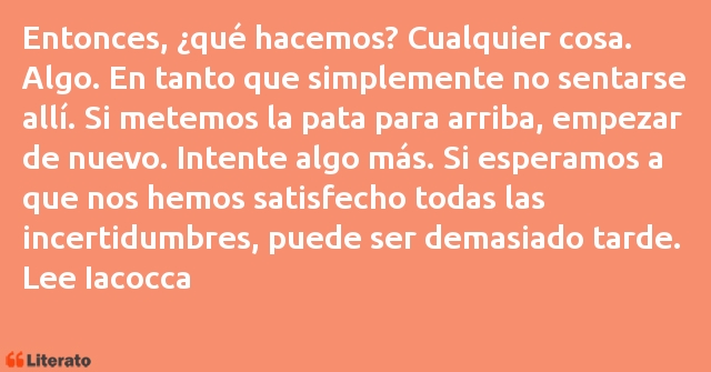 Frases de Lee Iacocca