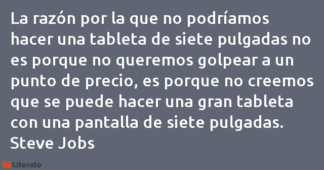 Frases de Steve Jobs