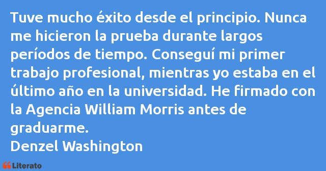 Frases de Denzel Washington