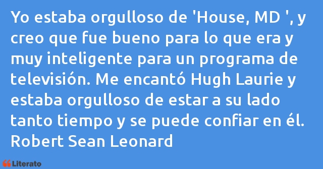 Frases de Robert Sean Leonard