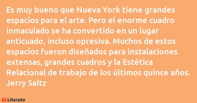 Frases de Jerry Saltz