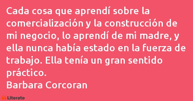 Frases de Barbara Corcoran