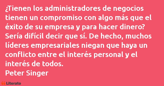 Frases de Peter Singer