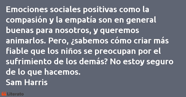 Frases de Sam Harris