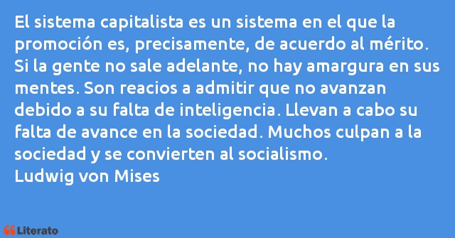 Frases de Ludwig von Mises