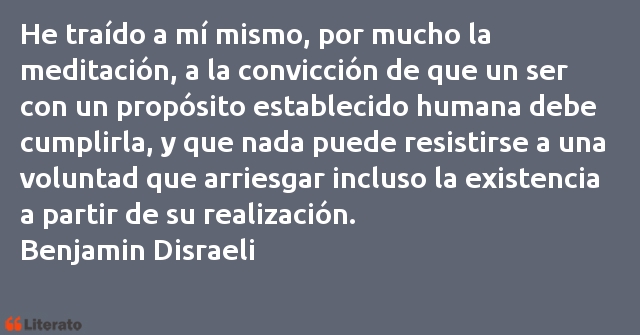 Frases de Benjamin Disraeli