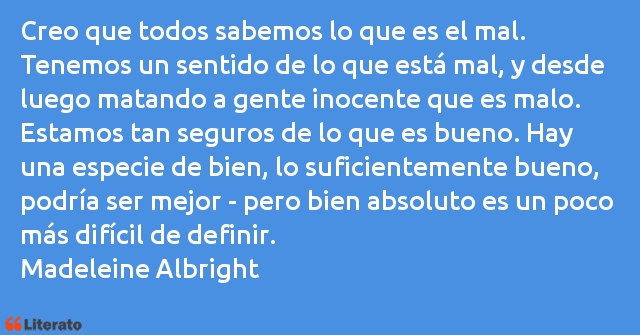 Frases de Madeleine Albright