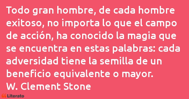 Frases de W. Clement Stone