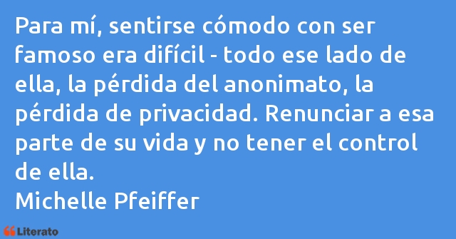 Frases de Michelle Pfeiffer