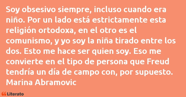 Frases de Marina Abramovic