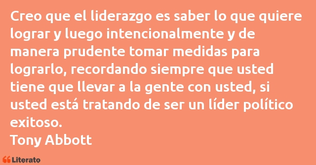 Frases de Tony Abbott