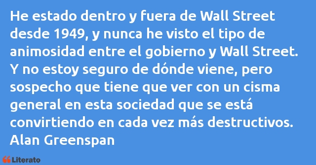 Frases de Alan Greenspan