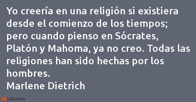 Frases de Marlene Dietrich