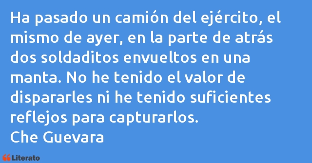 Frases de Che Guevara