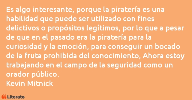 Frases de Kevin Mitnick