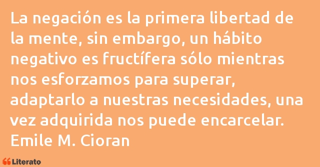 Frases de Emile M. Cioran